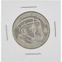 1924 Huguenot-Walloon Tercentary Commemorative Half Dollar Coin