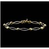 Image 1 : 14KT Two Tone Gold Bracelet