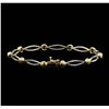 Image 2 : 14KT Two Tone Gold Bracelet