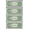 Image 2 : Lot of (4) Consecutive 1957B $1 Silver Certificate Notes