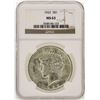 Image 1 : 1922 $1 Peace Silver Dollar Coin NGC MS63