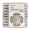 Image 1 : Lot of (10) 1885-O $1 Morgan Silver Dollar Coins NGC MS64