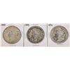 Image 1 : Set of 1888-1890 $1 Morgan Silver Dollar Coins