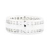 Image 1 : 14KT White Gold Ladies 2.10ctw Diamond Double Eternity Ring