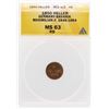 Image 1 : 1850 Germany-Bavaria Maximilian II Heller Coin ANACS MS63RB
