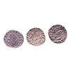 Image 1 : Lot of (3) 1540-1590 KB Hungary Ferdinand I - Madonna & Child Silver Denar Coins