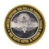 Image 1 : .999 Silver Rio Suite Hotel & Casino $10 Casino Limited Edition Gaming Token