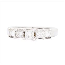 14KT White Gold Ladies 0.72ctw Diamond Ring