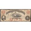 Image 1 : 1862 $1 Virginia Treasury Note Obsolete Note