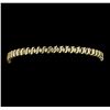Image 1 : 10KT Yellow Gold Ladies 2.00ctw Diamond S-Link Tennis Bracelet
