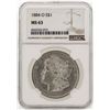 Image 2 : Lot of (10) 1884-O $1 Morgan Silver Dollar Coins NGC MS63