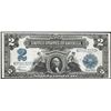 Image 1 : 1899 $2 Mini-Porthole Silver Certificate Note