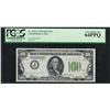 Image 1 : 1934 $100 Federal Reserve Note Light Green Seal PCGS Very Choice New 64PPQ