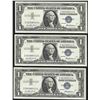 Image 1 : Lot of (3) Consecutive 1957 $1 Silver Certificate Notes Uncirculated