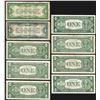 Image 2 : Lot of (8) 1928/1935/1957 $1 Silver Certificate Notes