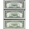 Image 2 : Lot of (3) 1977 & 1981 $5 Federal Reserve Notes Choice Uncirculated