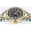 Image 9 : Rolex Mens Two Tone 14KT Yellow Gold Ruby and 1.50ctw Diamond Datejust Wristwatc