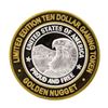 Image 1 : .999 Silver Golden Nugget Las Vegas $10 Casino Limited Edition Gaming Token