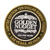 Image 2 : .999 Silver Golden Nugget Las Vegas $10 Casino Limited Edition Gaming Token