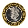 Image 1 : .999 Silver Pioneer Hotel & Gambling Hall $10 Casino Limited Edition Gaming Toke