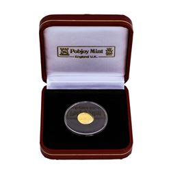 2010 Falkland Islands 1/25 Crown Gold Coin