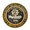 Image 2 : .999 Silver Fitzgeralds Casino & Hotel Reno, Nevada $10 Limited Edition Gaming T