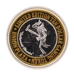 .999 Silver Plaza Hotel & Casino Las Vegas, Nevada $10 Limited Edition Gaming To