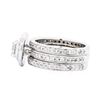 Image 3 : 14KT White Gold 2.33ctw Diamond Ring