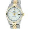 Image 1 : Rolex Mens Two Tone 14KT Yellow Gold Diamond Datejust Wristwatch