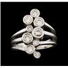 Image 1 : 14KT White Gold 1.00ctw Diamond Ring