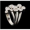 Image 4 : 14KT White Gold 1.00ctw Diamond Ring