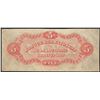 Image 2 : 1860 $5 The Citizens Bank of Louisiana Obsolete Note