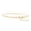 Image 2 : 14KT Yellow Gold Ladies 3.10ctw Diamond Bracelet