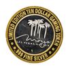 Image 2 : .999 Silver Mirage Las Vegas Nevada $10 Casino Limited Edition Gaming Token