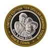 Image 1 : .999 Silver Sam's Town Las Vegas $10 Casino Limited Edition Gaming Token