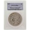 Image 1 : 1887 $1 Morgan Silver Dollar Coin PCGS MS63