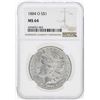 Image 1 : 1884-O $1 Morgan Silver Dollar Coin NGC MS64