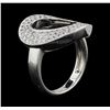 Image 4 : 18KT White Gold 1.00ctw Diamond Ring