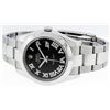 Image 5 : Rolex Mens Stainless Steel Diamond Roman Numeral Datejust Wristwatch