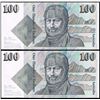 Image 2 : Australia, QEII, One Hundred Dollar, Johnston/Stone, 1984 (R.608), aUnc