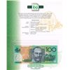 Image 6 : Australia, NPA, Five - One Hundred Dollars, Premium Low Numbered Folders, 1997