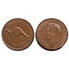 Image 1 : Australia, KGVI, Penny, 1950, Error, High Lip, EF