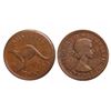Image 1 : Australia, QEII, Penny, 1962-Y, Error, Broadstrike, EF