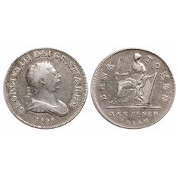 Ireland, George III, Thirty Pence, Bank Token, 1808, Fine