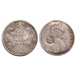 Mozambique, Carlos I, 1889-1908, Silver Rupee Countermark