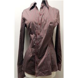 Castle Stana Katic Screen Worn Pink Shirt Demons