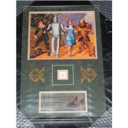 The Wizard of Oz Framed Limited Edition Ruby Slipper Bead