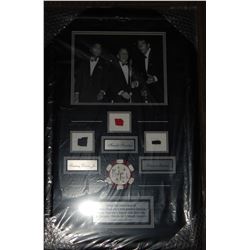 The Rat Pack Framed Limited Edition Personal Swatches