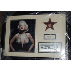 Marilyn Monroe Framed Limited Edition Personally Owned Bobby Pin