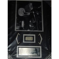 Elvis Presley Framed Limited Edition Original Concert Ticket